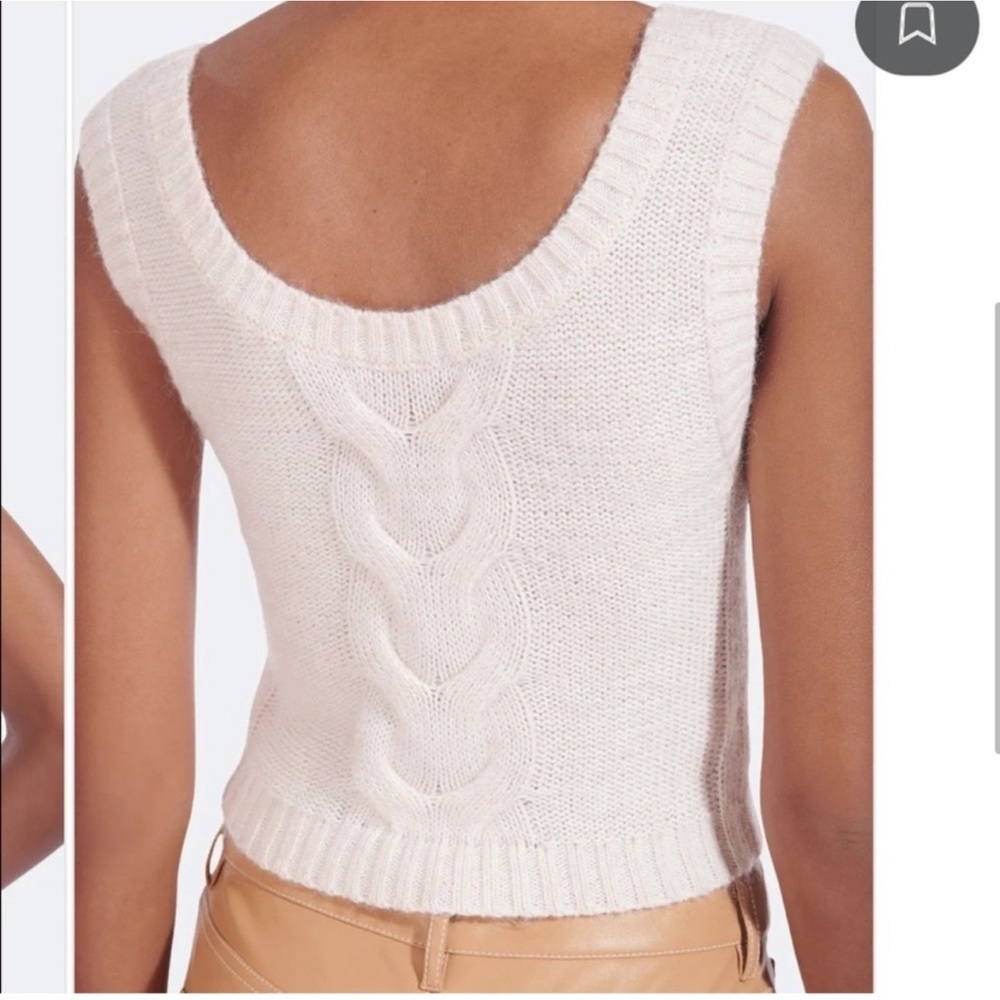 STAUD Kind Top in Ivory - size small - Picture 2 of 15